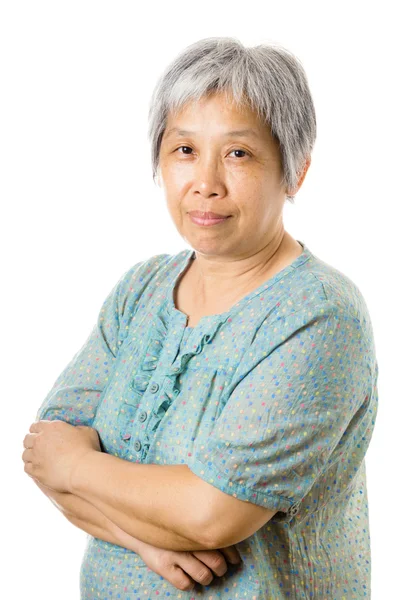 Asian elderly woman — Stock Photo, Image