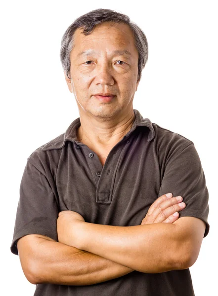 Asian mature man — Stock Photo, Image