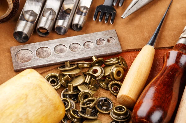 Craft tool for leather accessories — Stock Photo, Image