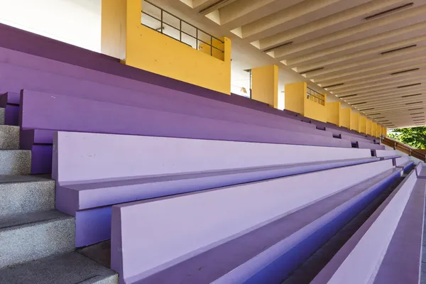 Audience bench in stadium — Stock Photo, Image