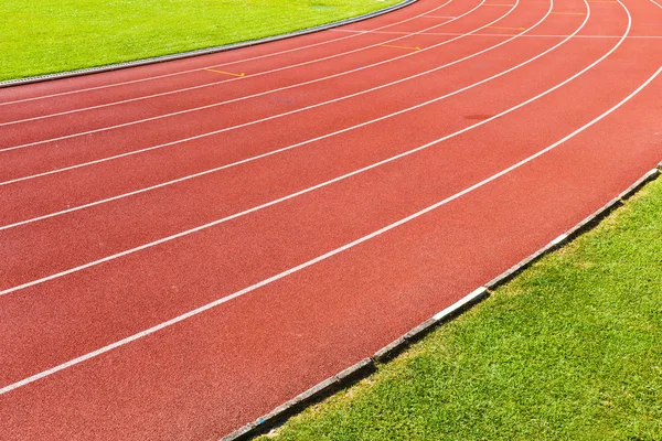 Athletic track — Stock Photo, Image