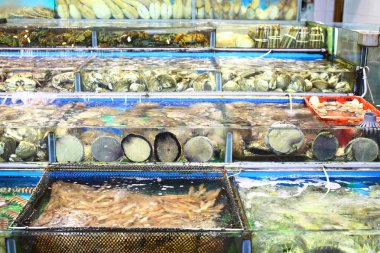 Seafood market akvaryum hong Kong
