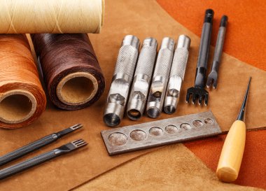 Craft el yapımı deri için aracı