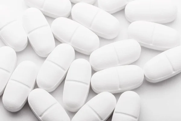 White pills — Stock Photo, Image