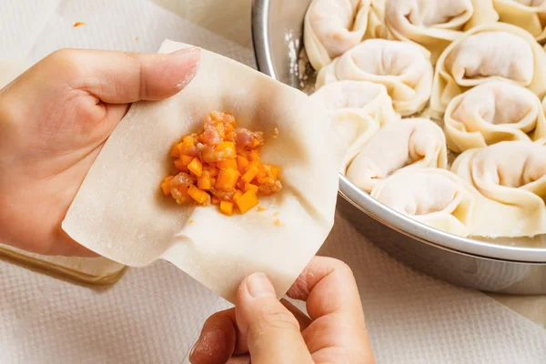 Hemlagad dumpling — Stockfoto