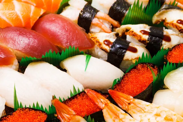 Assorted japanese sushi — Stock Photo, Image
