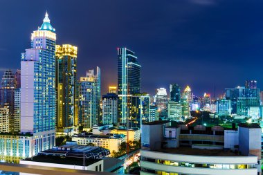 Bangkok gece manzarası
