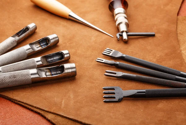 Leather craft hand tool — Stock Photo, Image