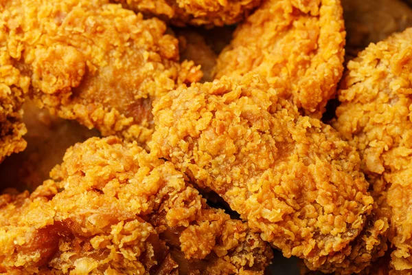 Stekt kyckling ta bort — Stockfoto