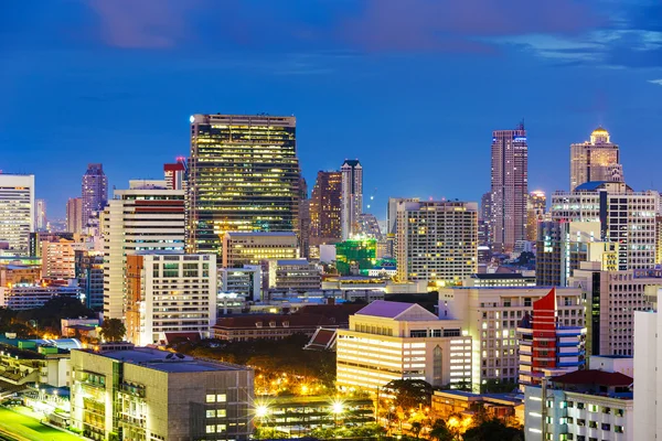 Bangkok ciudad por la noche —  Fotos de Stock