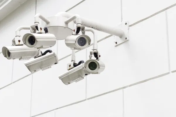 Wall mounted Surveillance camera — Stock Photo, Image