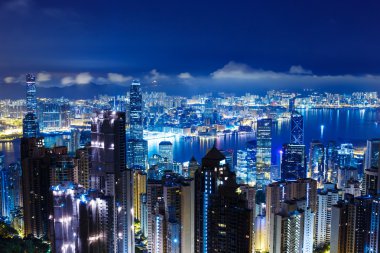 Hong kong zirve manzarası