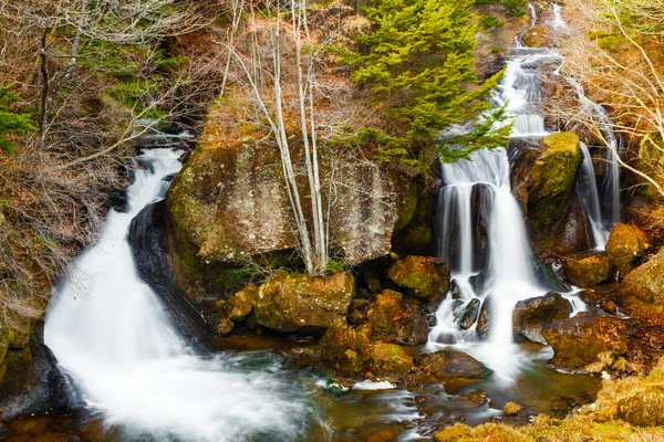 Cascada en el bosque de otoño — Foto de Stock