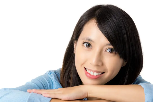 Young asian woman with smiling — Stock Photo, Image