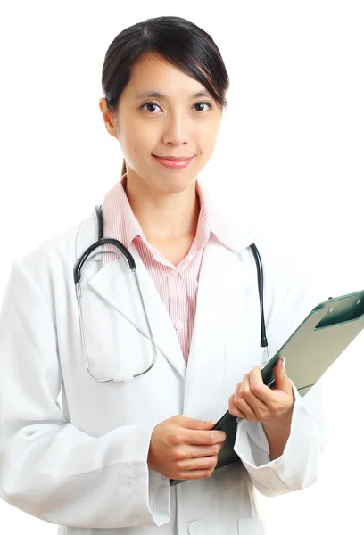 Asiatiska unga kvinnliga läkare — Stockfoto
