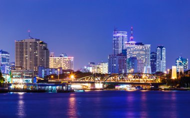 Bangkok gece manzarası