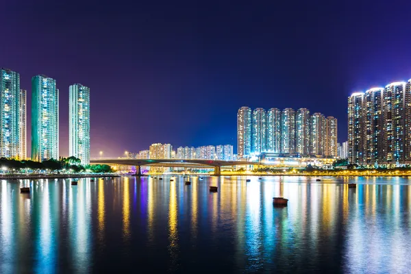 Edificio residencial en hong kong — Foto de Stock