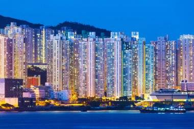 hong Kong'da bir yerleşim bölgesi