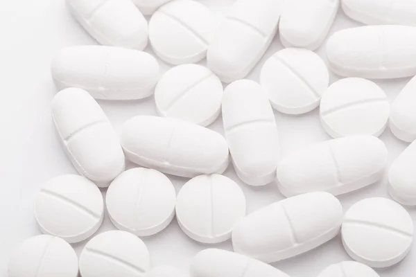 White pills — Stock Photo, Image