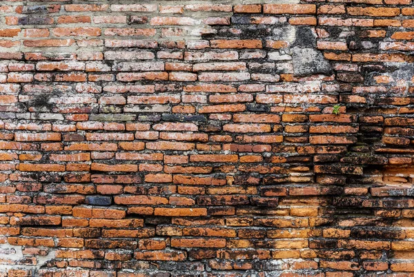 Ancient red brick wall — Stock Photo, Image