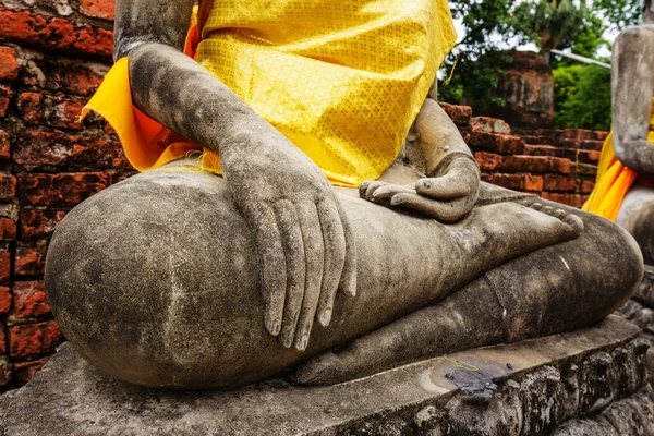 Бетонні стародавніх Будди — стокове фото