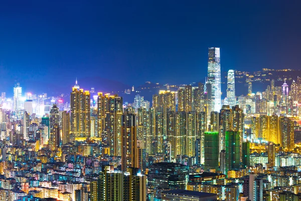 Distrito de Kowloon no centro de Hong Kong — Fotografia de Stock