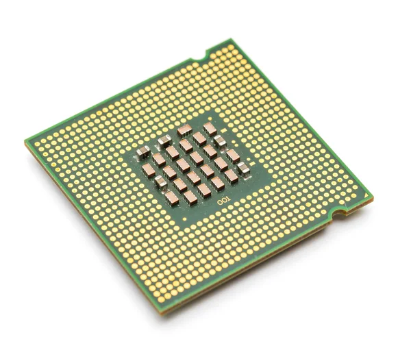 CPU aislado sobre fondo blanco — Foto de Stock