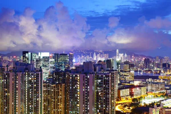 Panoráma města Hong kong — Stock fotografie