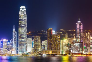 Geceleyin Hong Kong Şehri