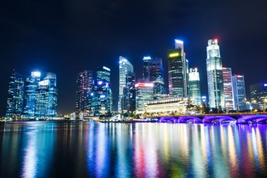 Singapur 'da gece vakti