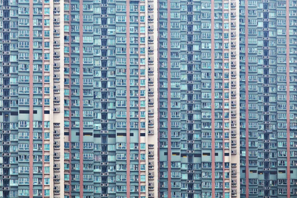 Жилые здания Гонконга — стоковое фото