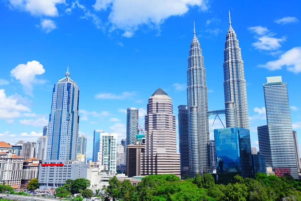 Miasto Kuala Lumpur panorama — Zdjęcie stockowe