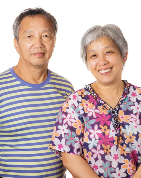 Asian elderly couple — Stock Photo, Image