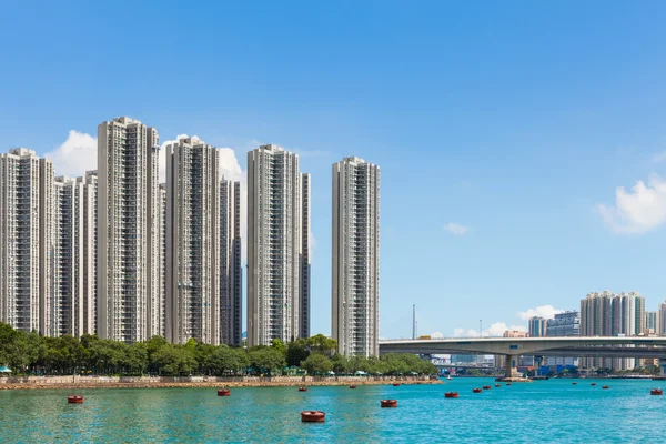 Hong Kong 'daki konut binası. — Stok fotoğraf