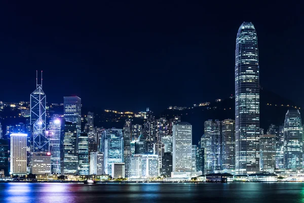 Hong Kong skyline at night