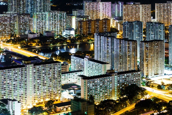 Quartier du centre-ville à Hong Kong — Photo