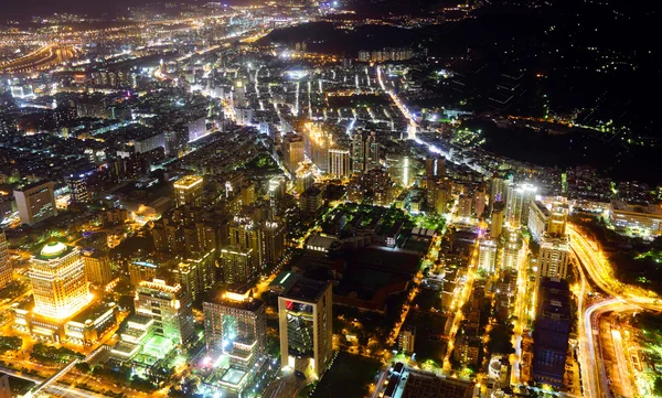 Taiwán ciudad por la noche — Foto de Stock