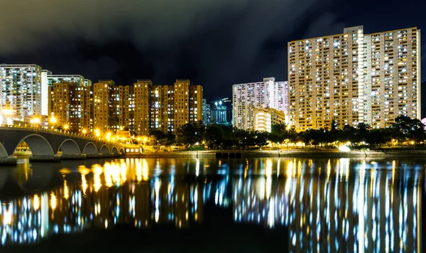 Toplu konut hong Kong'da bina — Stok fotoğraf