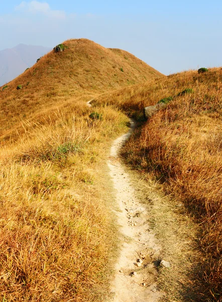 Sendero de senderismo en la montaña —  Fotos de Stock