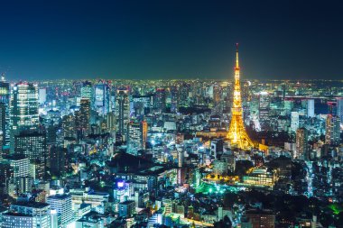 Tokyo manzarası, gece