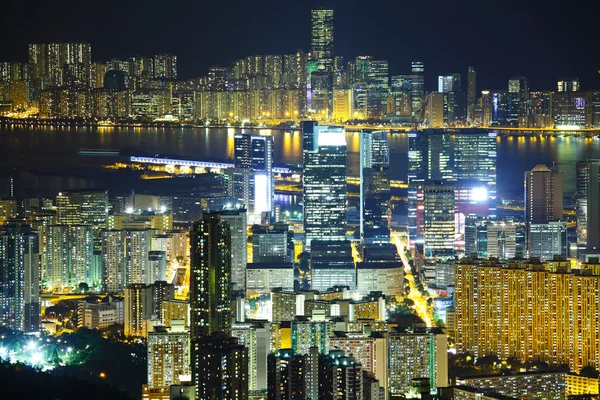 Hong Kong por la noche —  Fotos de Stock