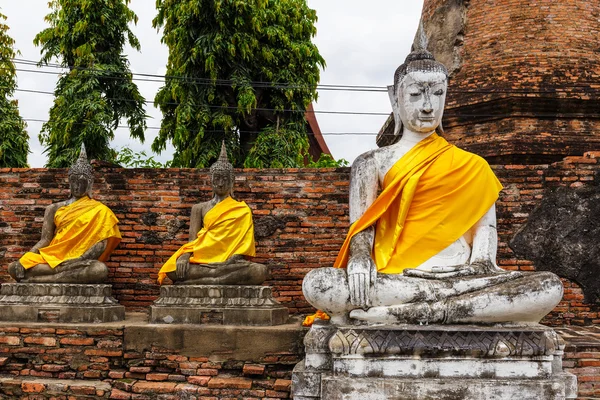 Gamle Buddha statue - Stock-foto