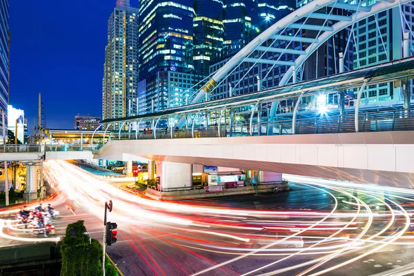 Bangkok ciudad por la noche —  Fotos de Stock