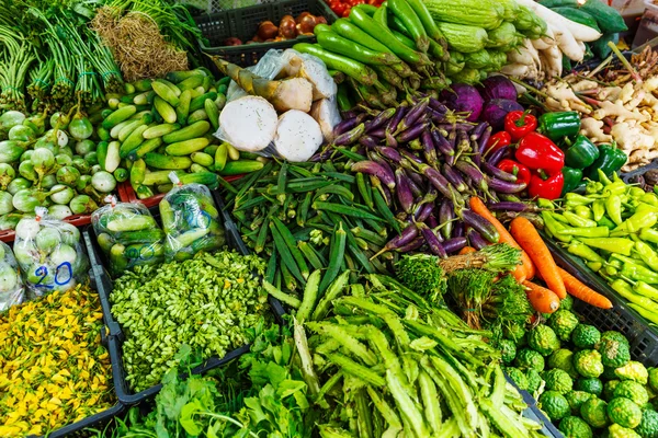 시장에서 야채 — 스톡 사진