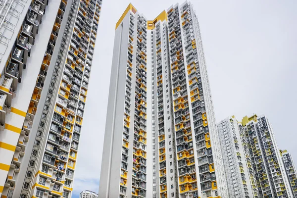 Жилые здания Гонконга — стоковое фото