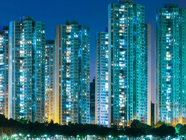 Distrito residencial en Hong Kong — Foto de Stock