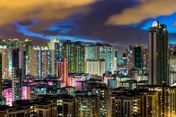 Linha do horizonte de Hong Kong — Fotografia de Stock