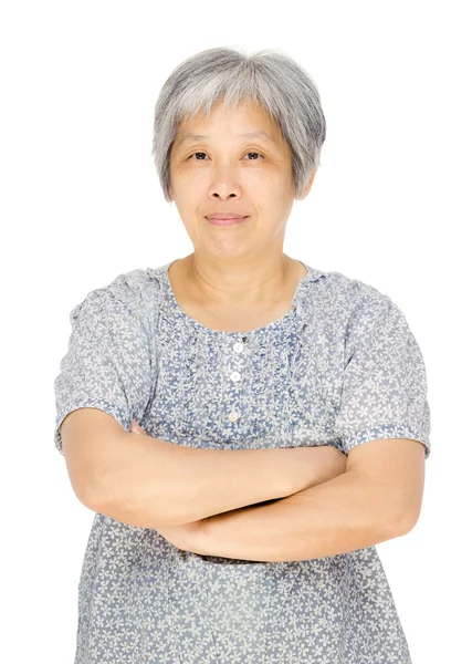 Asiatico vecchio donna — Foto Stock