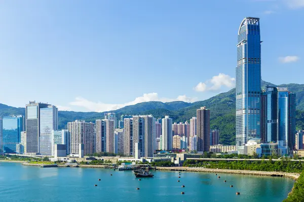 Panoráma v hong Kongu — Stock fotografie