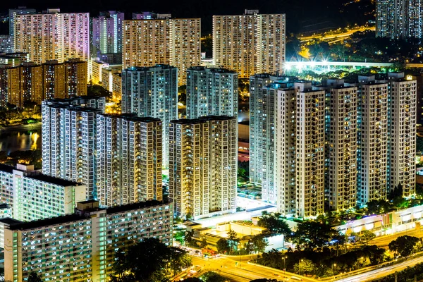 在香港居住区 — 图库照片